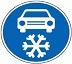Logo masina iarna